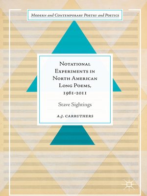 cover image of Notational Experiments in North American Long Poems, 1961-2011